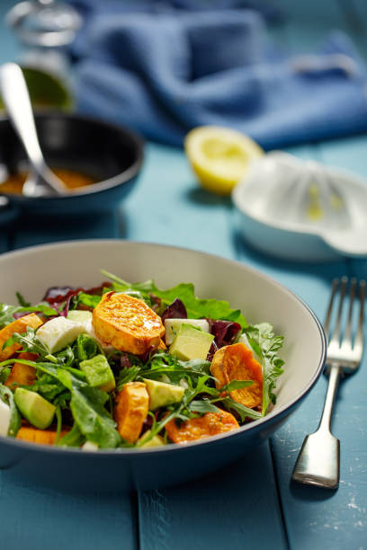 istock Roasted sweet potato and avocado salad 940075132