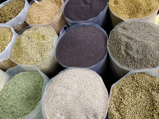 istock Colorful spices in the market 940079848