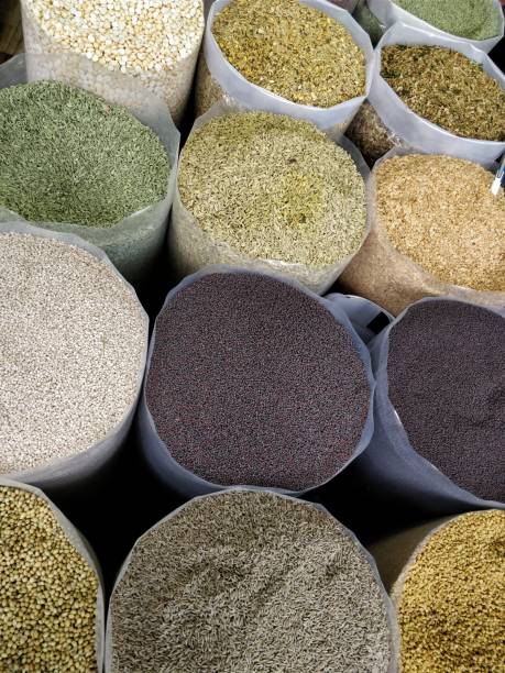 istock Colorful spices in the market 940079862