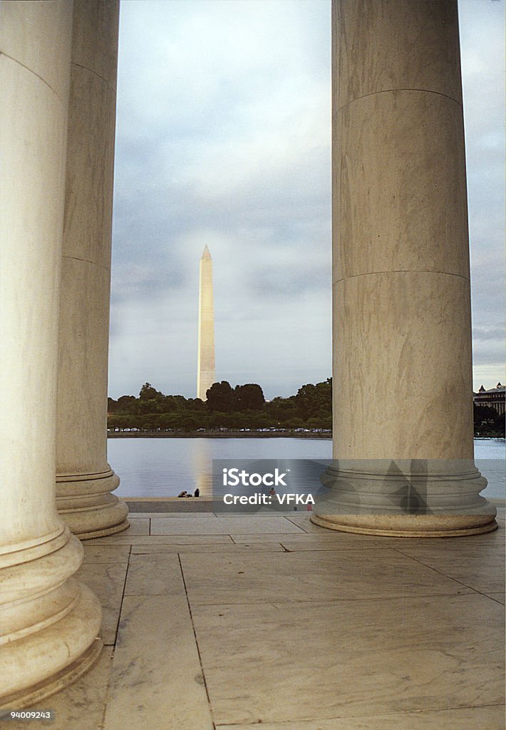 Monumento a Washington - Foto stock royalty-free di Colonna architettonica