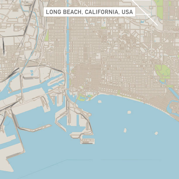 Long Beach California US City Street Map Vector Illustration of a City Street Map of Long Beach, California, USA. Scale 1:60,000.
All source data is in the public domain.
U.S. Geological Survey, US Topo
Used Layers:
USGS The National Map: National Hydrography Dataset (NHD)
USGS The National Map: National Transportation Dataset (NTD) downtown long beach stock illustrations