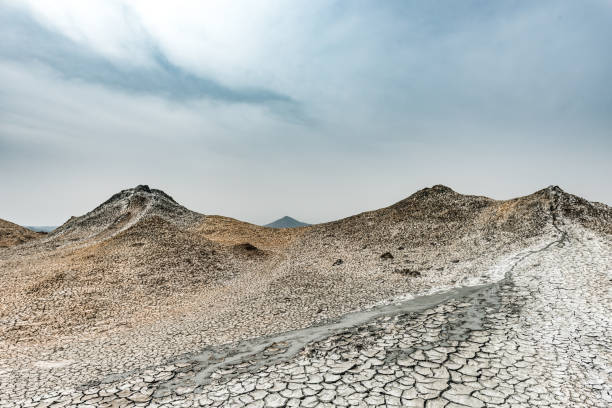 Amazing mud volcano Amazing mud volcano mud volcano stock pictures, royalty-free photos & images