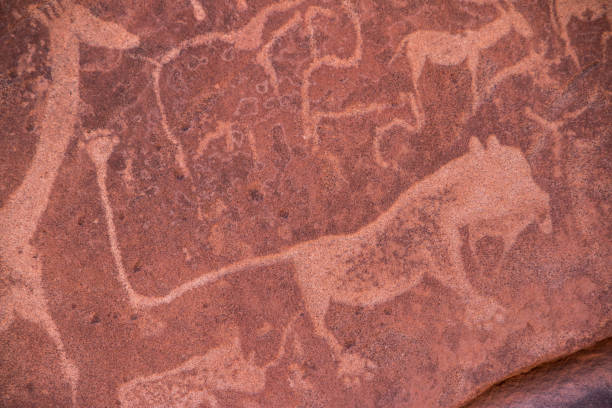 istock Rock paintings in Twyfelfontein, Namibia 940129404