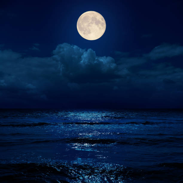 istock full moon in night over clouds and sea with reflections 940133614