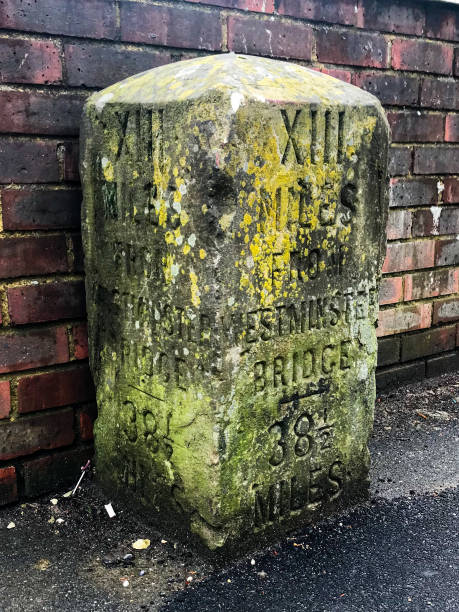 istock Old London Mile Stone 940133852