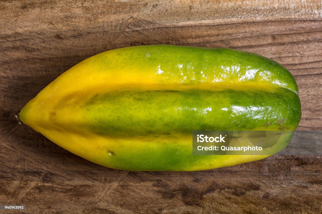 babaco also known as mountain papaya babaco also known as mountain papaya in Ecuador Close-up Stock Photo