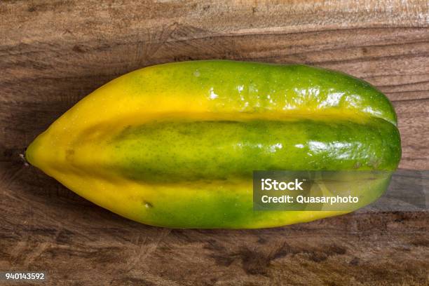 Babaco Also Known As Mountain Papaya Stock Photo - Download Image Now - Close-up, Ecuador, Food