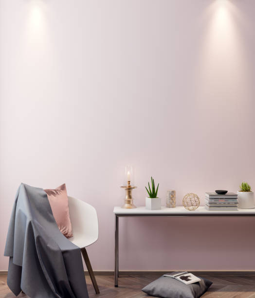 istock Mockup Poster in the interior, 3D illustration of a modern design 940146586