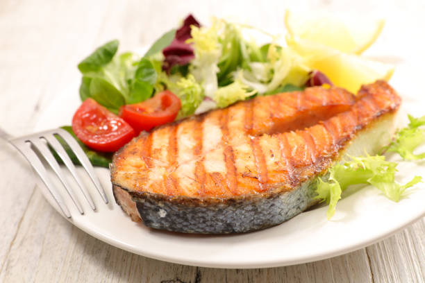 istock grilled salmon and salad 940148276