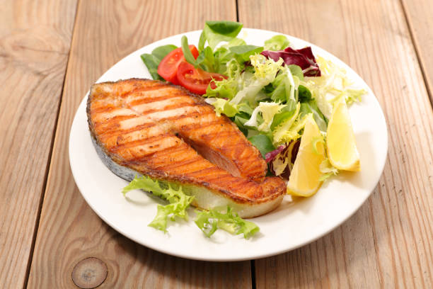 istock grilled salmon and salad 940148352