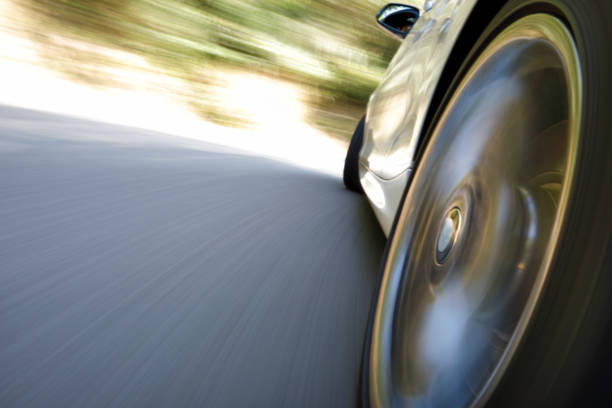 istock Sport car driving fast 940152998