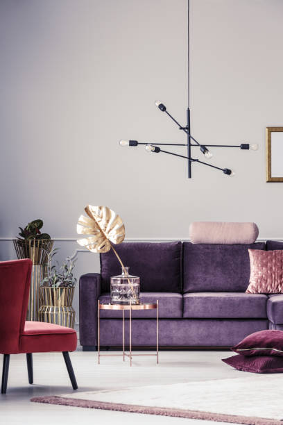 istock Violet living room interior 940154054