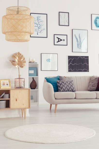 istock Living room interior with posters 940157710