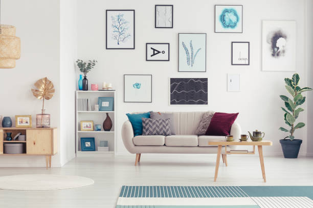 istock Posters in modern living room 940157724