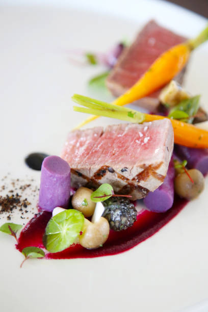 istock Exquisite dish, creative restaurant meal concept, haute couture food 940158560