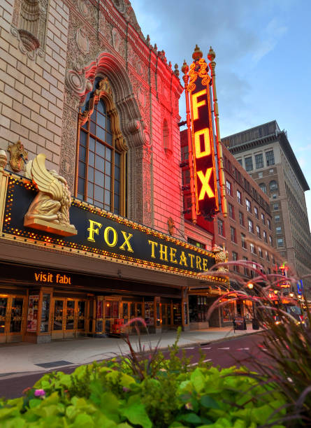 The Fabulous Fox Theatre in St. Louis stock photo