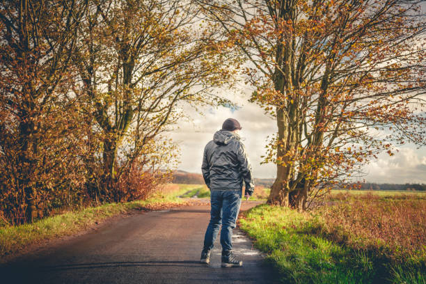 istock Senior man walking at the countryside 940162774