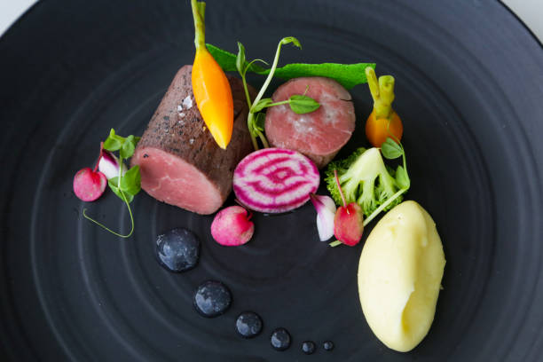 istock Exquisite dish, creative restaurant meal concept, haute couture food 940162988