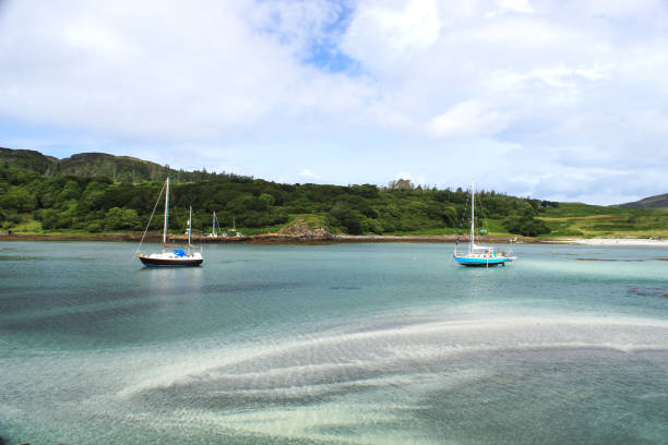 istock Yachts at the Isle of Eigg 940163326
