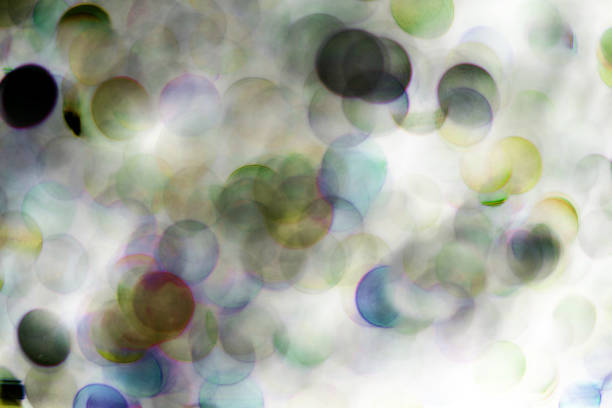 istock Blurred bubbles, glass ball on abstract with colorful 940166570