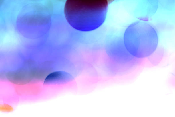 istock blue Blurred bubbles, glass ball abstract with colorful on isolated 940167202