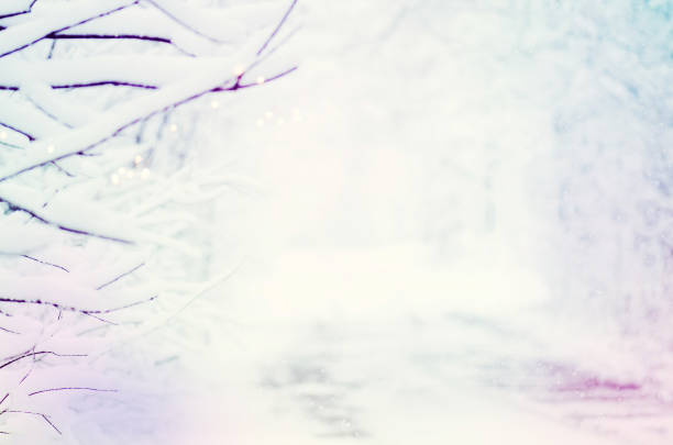 istock Valley covered  snow. Winter forest with fresh snow 940167622