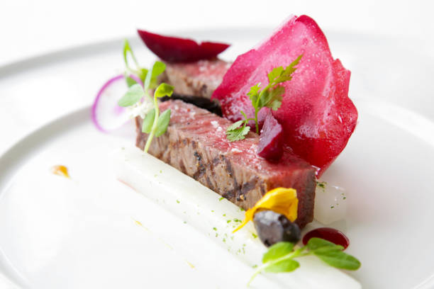 istock Exquisite dish, creative restaurant meal concept, haute couture food 940170978