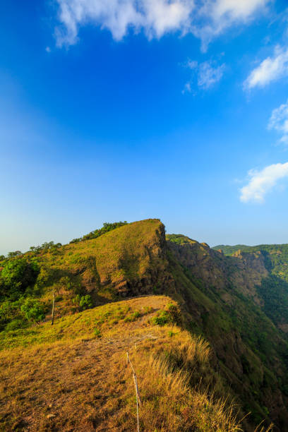 istock Trails on the mountain peak and most cloudy 940181370