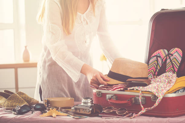 14,602 Woman Clothes Suitcase Stock Photos - Free & Royalty-Free