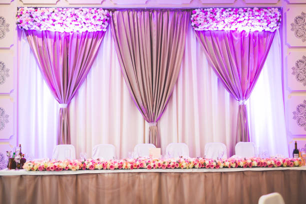 istock Interior of a restaurant prepared for wedding ceremony 940192890