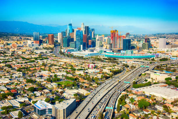 istock Los Angeles Skyline Aerial 940203372