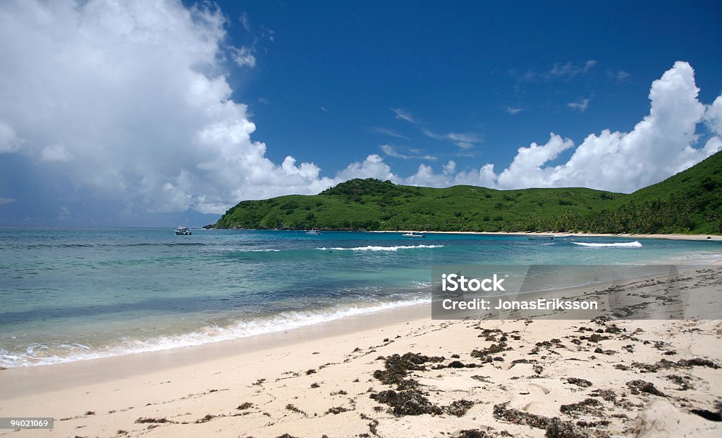 Fiji Island Beach, Yasawas  Bay of Water Stock Photo