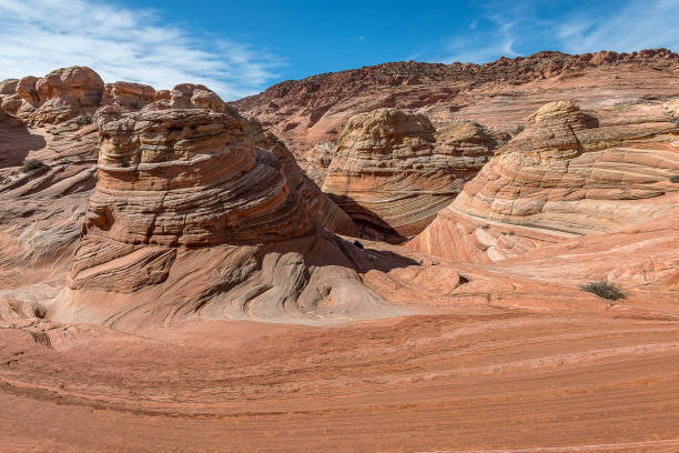 paesaggio dell'onda, arizona - cresta dellonda foto e immagini stock