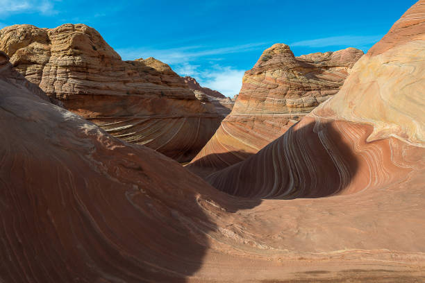 paesaggio dell'onda, arizona - cresta dellonda foto e immagini stock