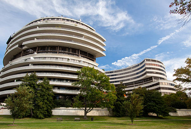 Watergate Hotel, Washington, DC stock photo