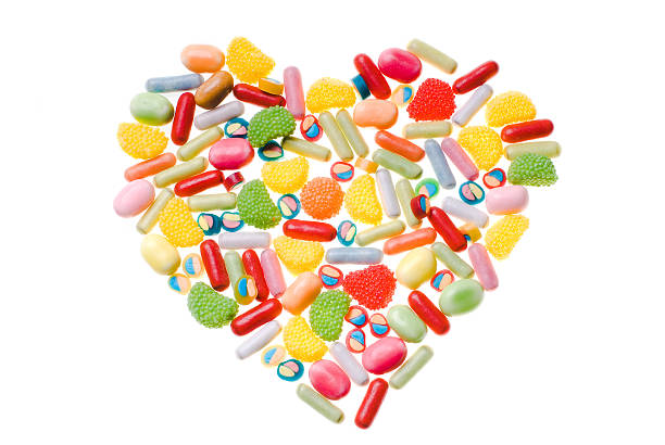 istock Heart from colorful candies 94022084