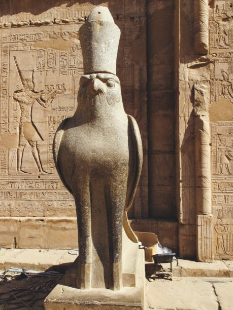 istock Horus Statue at Temple of Edfu in Edfu, Egypt 940226990
