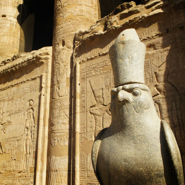 istock Horus Statue at Temple of Edfu in Edfu, Egypt 940229026