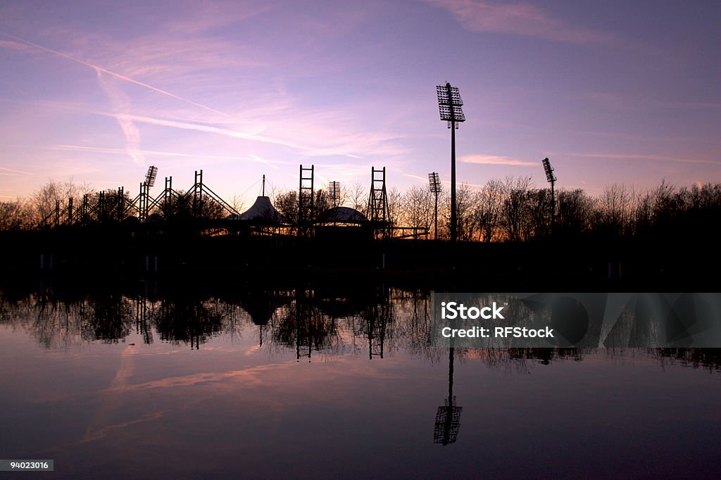 Neben dem Kanal - Lizenzfrei Nacht Stock-Foto