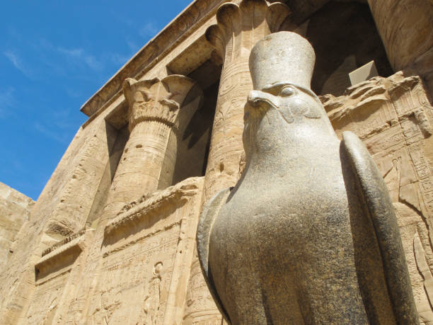 istock Horus Statue at Temple of Edfu in Edfu, Egypt 940231084