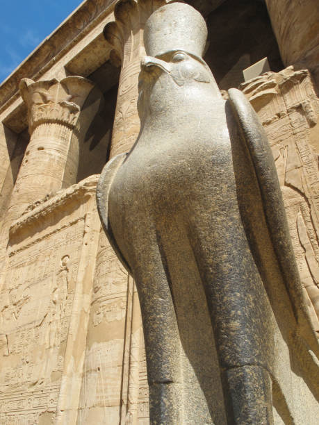 istock Horus Statue at Temple of Edfu in Edfu, Egypt 940231158