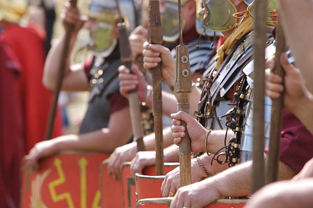 Abstract Roman Soldiers