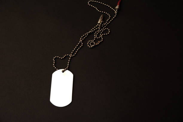 istock Dog tag,military army,shiny 940235816