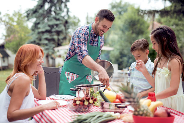 istock Happy family having fun together 940236166
