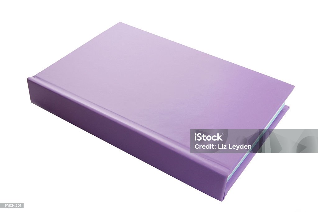 Lilac book/notebook  Blank Stock Photo