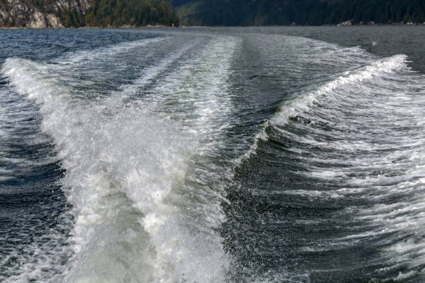 istock view of waves from motorboat at great speed 940243416