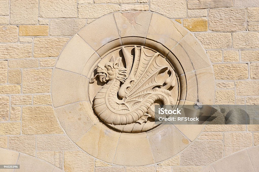 Welsh Dragon - Lizenzfrei Schwanz Stock-Foto