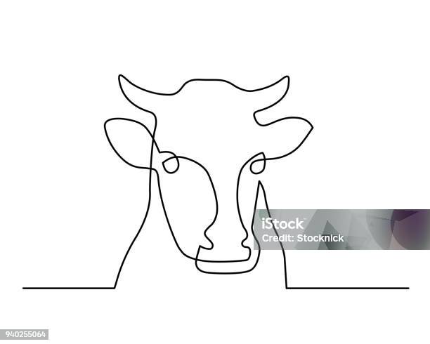 Line10 Stock Illustration - Download Image Now - Cattle, Cow, Beef