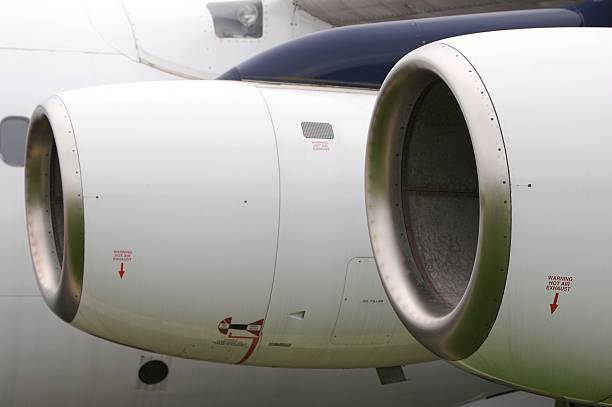 istock Jet engines on an AVRO 146-RJX100 94025615