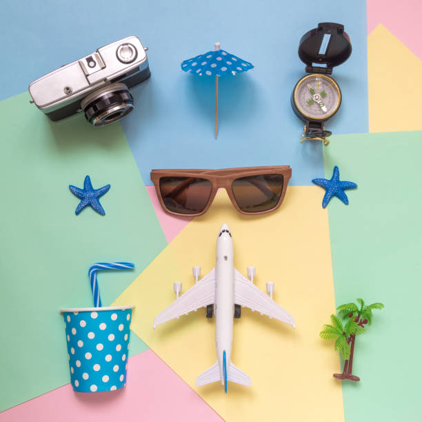 istock Summertime travel holiday minimalistic concept. 940259550